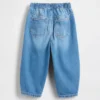 Jeans a zampa d’elefante senza bottoni per neonato & bebè