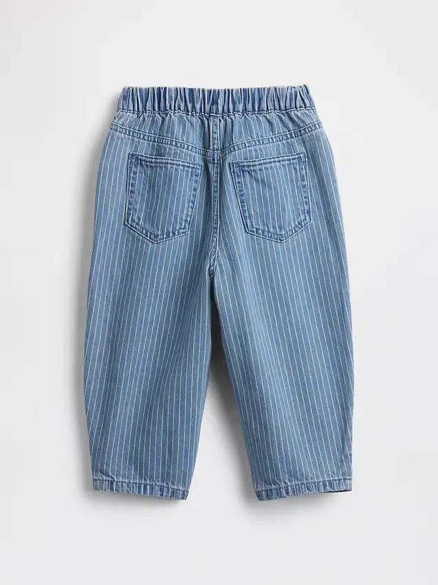 Jeans a zampa d’elefante senza bottoni per neonato & bebè