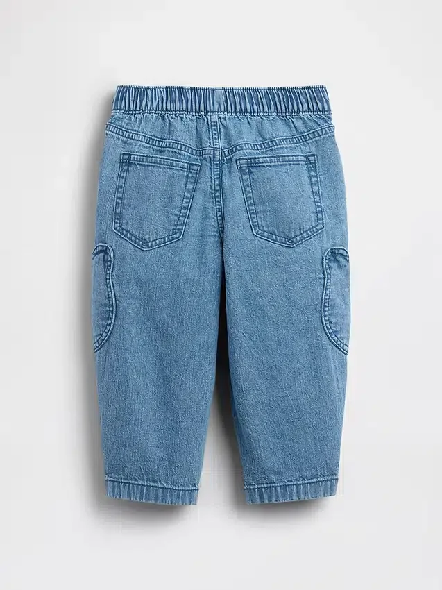 Jeans a zampa di elefante con tasche a forma di orsetto Brannan per neonato & bebè