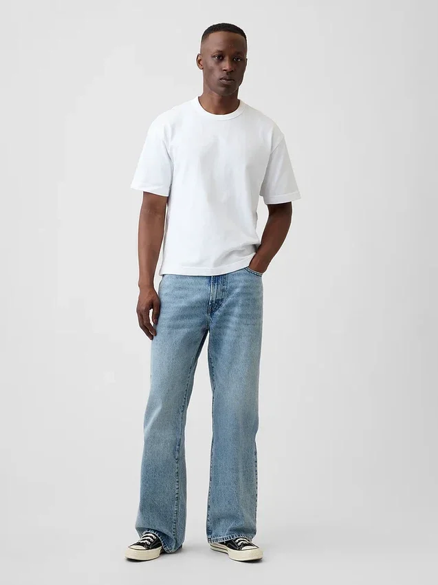 Jeans a zampa larga