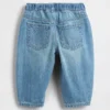 Jeans a zampa per neonati con chiusura a elastico