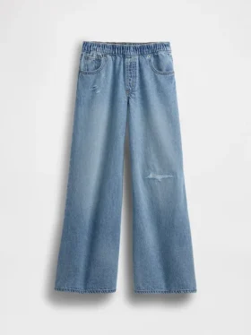 Jeans baggy a vita bassa ultrasoft per bambini