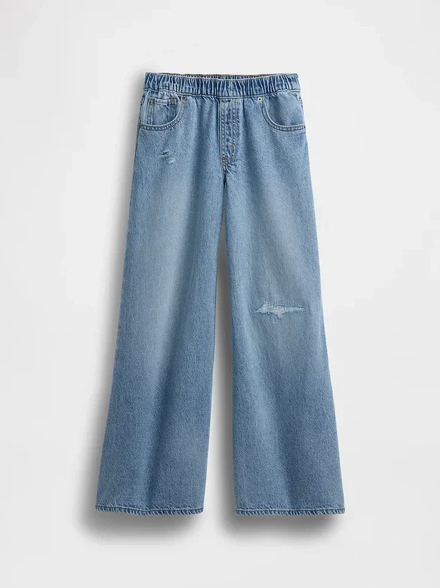 Jeans baggy a vita bassa ultrasoft per bambini