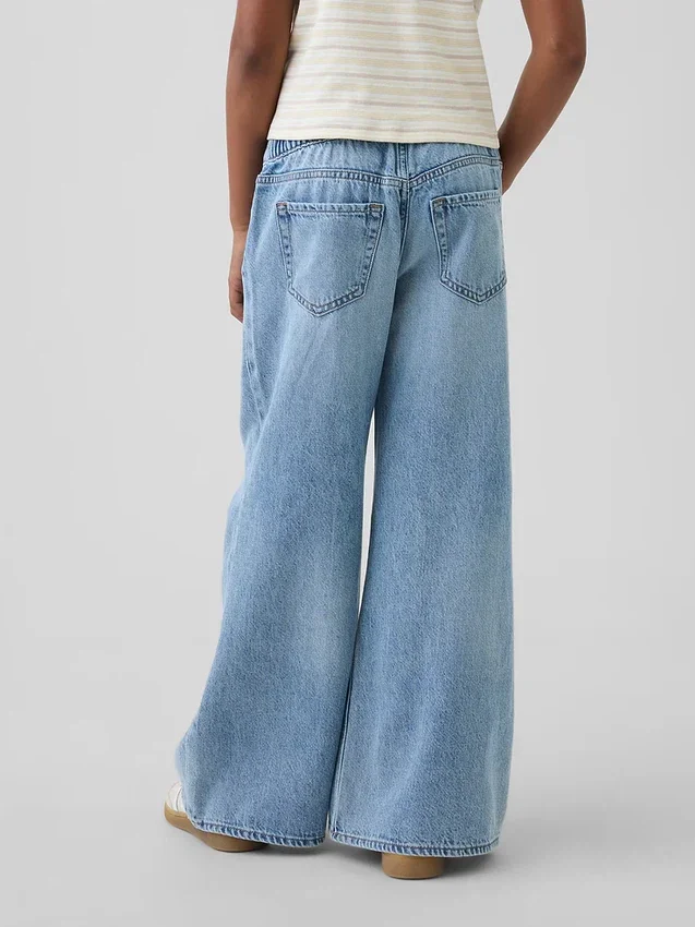Jeans baggy a vita bassa ultrasoft per bambini