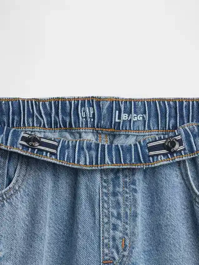 Jeans baggy a vita bassa ultrasoft per bambini