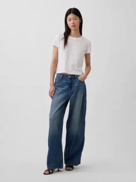 Jeans baggy a vita media, morbidissimi e con borchie