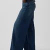 Jeans baggy a vita media ultrasoft con fibbia