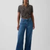 Jeans baggy a vita media ultrasoft per taglie curvy