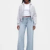 Jeans baggy a vita media ultrasoft per taglie curvy