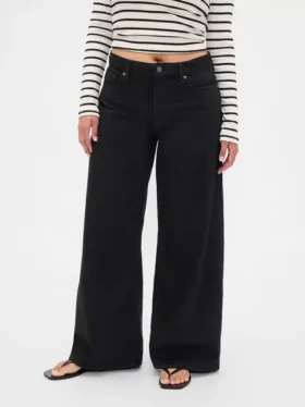 Jeans baggy a vita media ultrasoft per taglie curvy