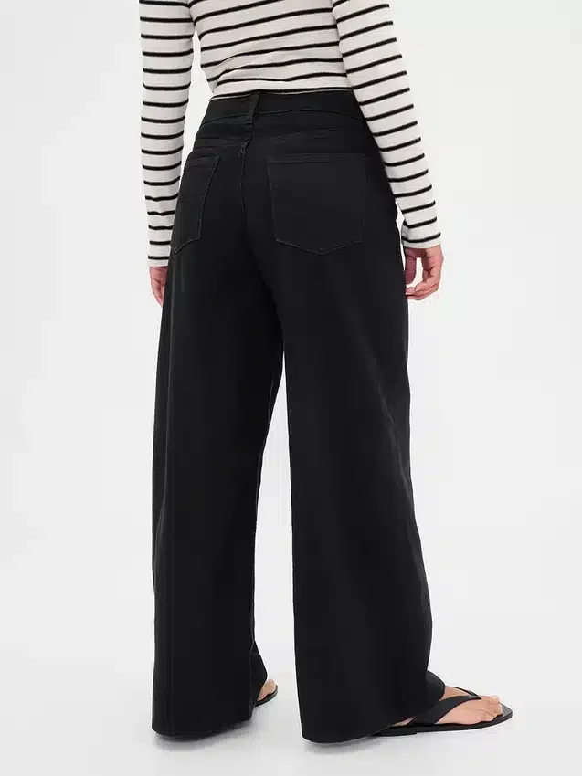 Jeans baggy a vita media ultrasoft per taglie curvy