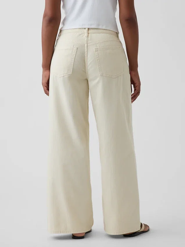 Jeans baggy a vita media ultrasoft per taglie curvy