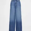 Jeans baggy a vita media ultrasoft per taglie curvy