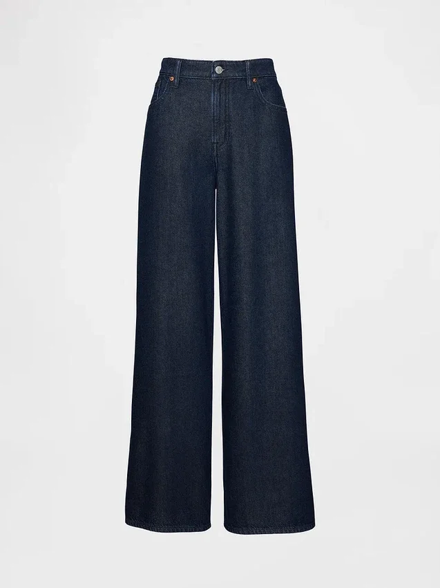 Jeans baggy a vita media ultrasoft per taglie curvy