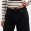 Jeans baggy a vita media ultrasoft per taglie curvy