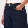 Jeans baggy a vita media ultrasoft per taglie curvy