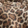 Jeans baggy leopardati ultra morbidi a vita media