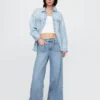 Jeans baggy ultrasoft a vita media