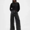 Jeans baggy ultrasoft a vita media
