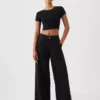 Jeans baggy ultrasoft a vita media