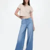 Jeans baggy ultrasoft a vita media