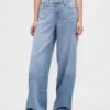 Jeans baggy ultrasoft a vita media
