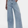 Jeans baggy ultrasoft a vita media