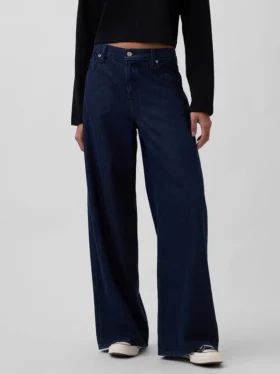 Jeans baggy ultrasoft a vita media