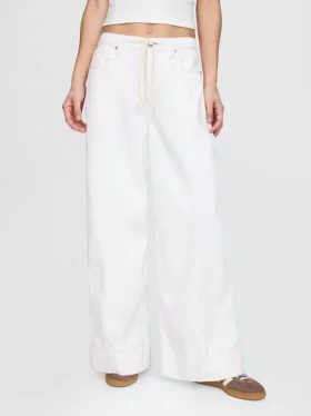 Jeans baggy ultrasoft a vita media