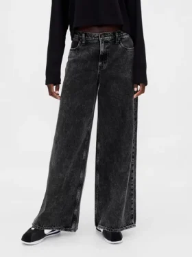 Jeans baggy ultrasoft a vita media