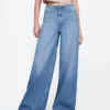 Jeans baggy ultrasoft a vita media