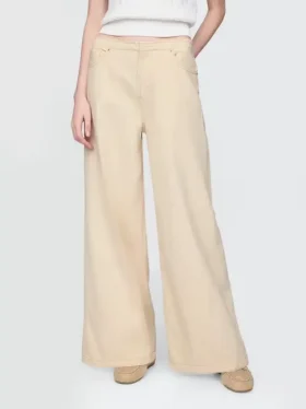 Jeans baggy ultrasoft a vita media