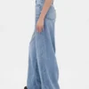Jeans baggy ultrasoft a vita media