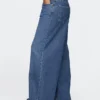Jeans baggy ultrasoft a vita media