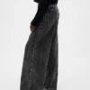 Jeans baggy ultrasoft a vita media