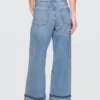 Jeans baggy ultrasoft a vita media