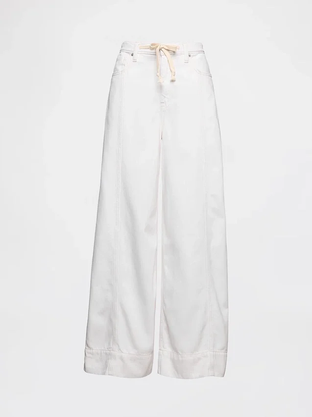 Jeans baggy ultrasoft a vita media