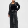Jeans baggy ultrasoft a vita media