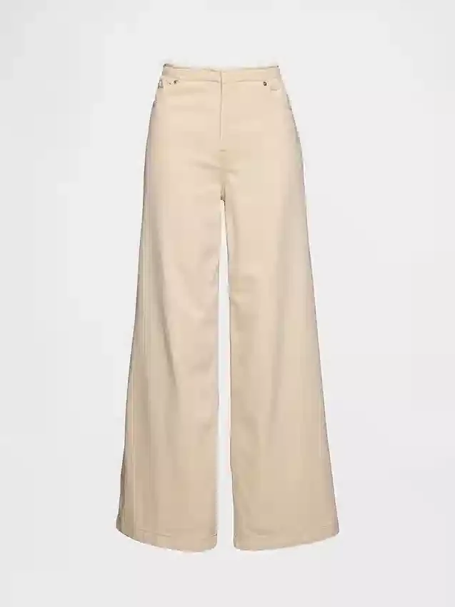 Jeans baggy ultrasoft a vita media