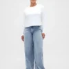 Jeans baggy ultrasoft a vita media