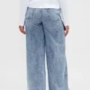 Jeans baggy ultrasoft a vita media