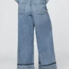 Jeans baggy ultrasoft a vita media