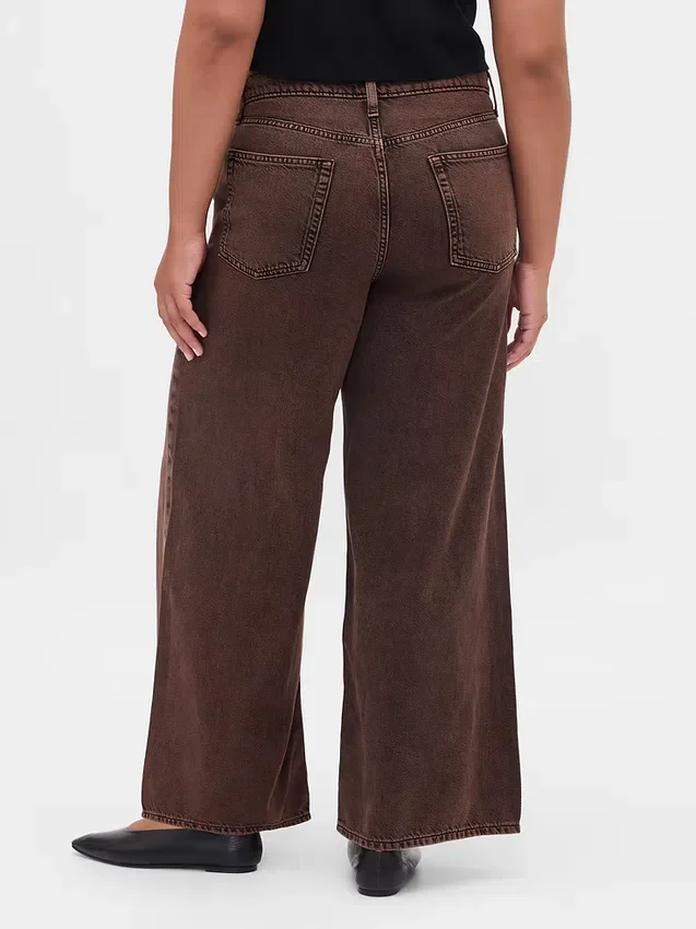 Jeans baggy ultrasoft a vita media