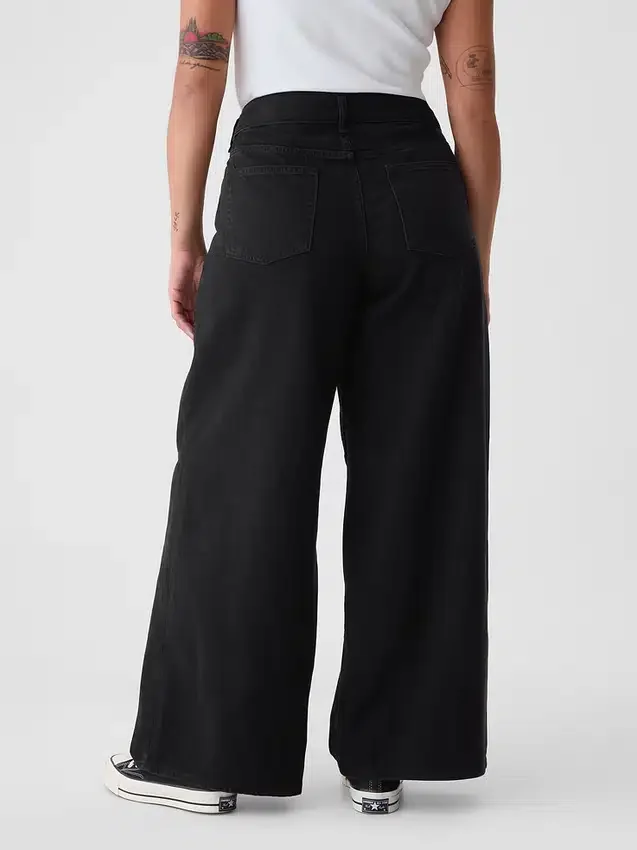 Jeans baggy ultrasoft a vita media