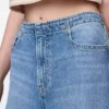Jeans baggy ultrasoft a vita media