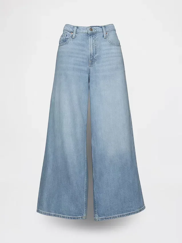 Jeans baggy ultrasoft a vita media