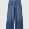 Jeans baggy ultrasoft a vita media