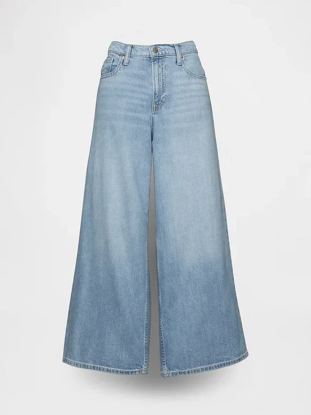 Jeans baggy ultrasoft a vita media