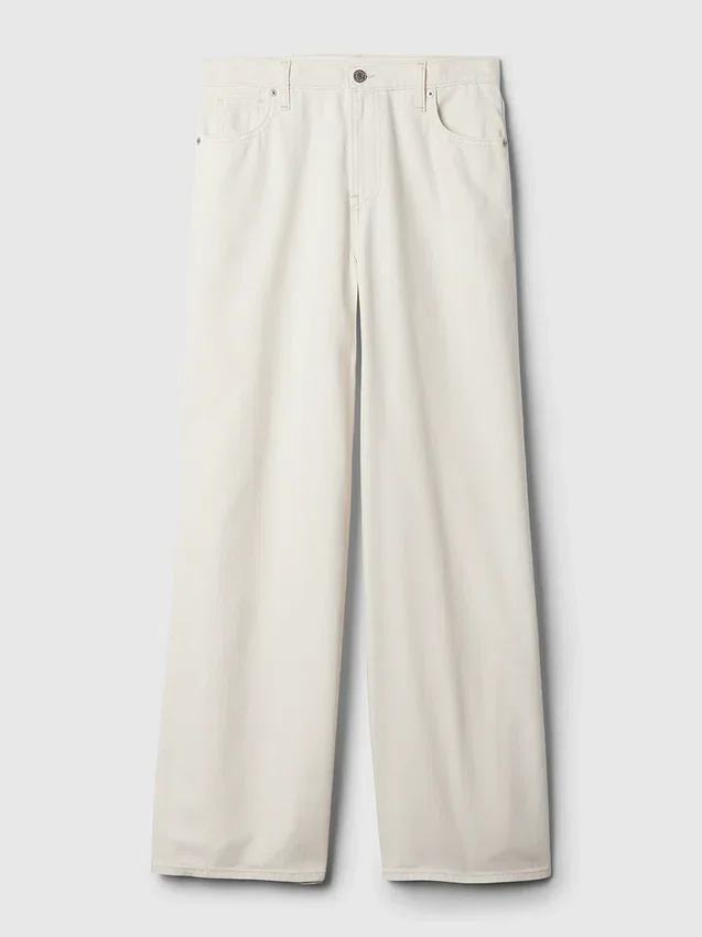 Jeans baggy ultrasoft a vita media