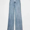 Jeans baggy ultrasoft a vita media
